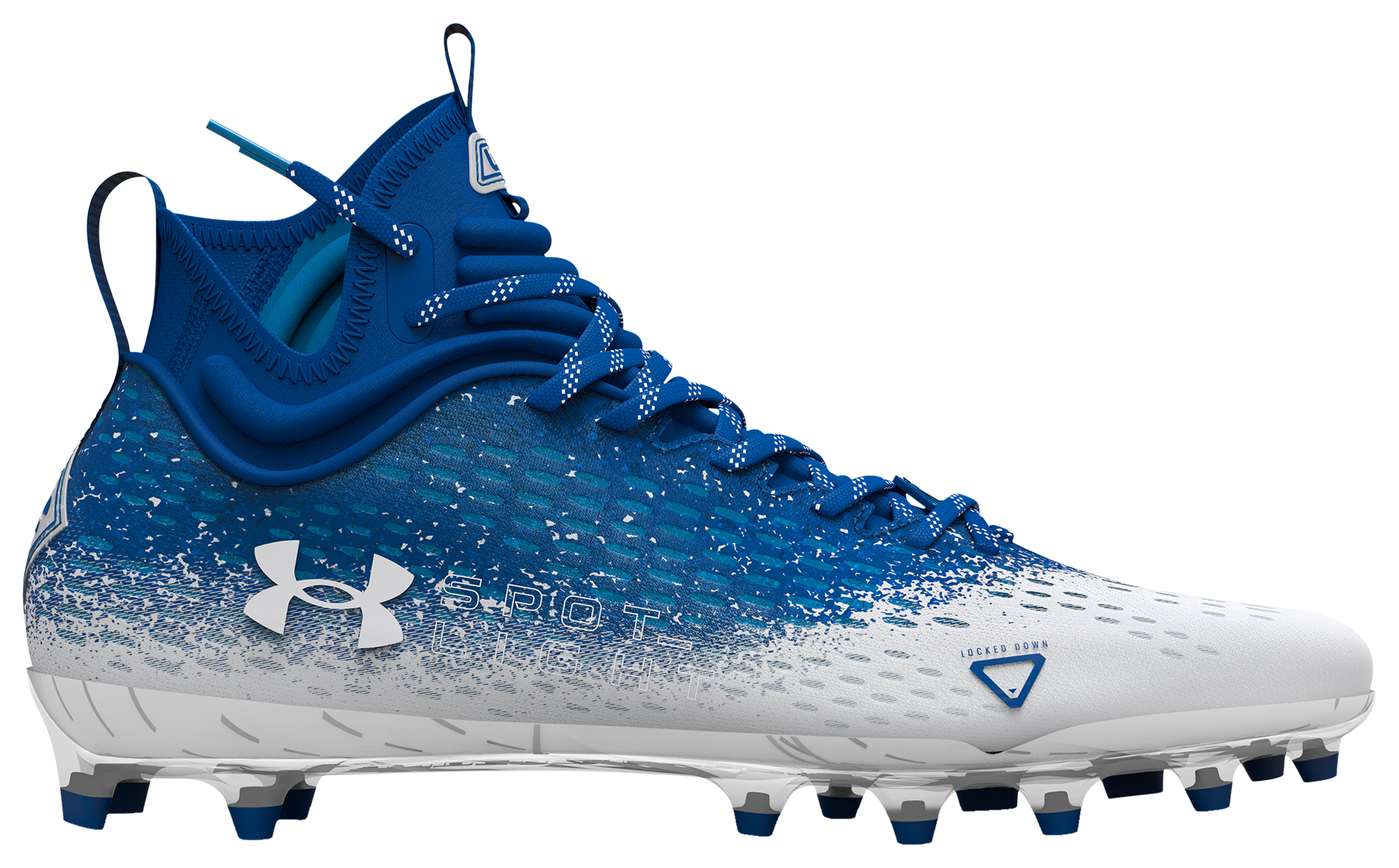 under armour spotlight cleats blue