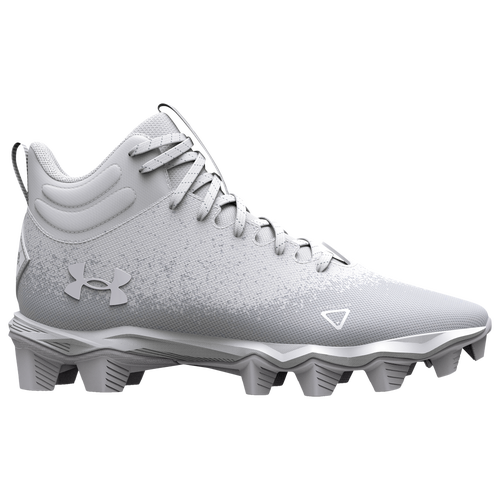 

Under Armour Mens Under Armour Spotlight Franchise RM 2.0 - Mens Football Shoes Metallic Silver/White/White Size 12.0