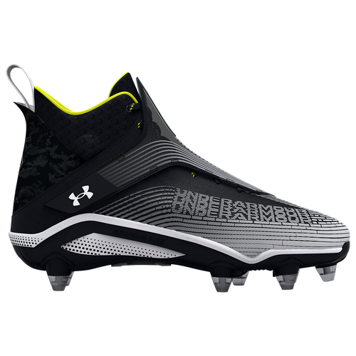 

Under Armour Mens Under Armour Highlight Hammer - Mens Football Shoes Black/Black/White Size 10.5