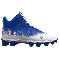 Under Armour Men's Spotlight Clone MC Le Football Cleats - White, Red & Royal - 1 Each