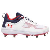 Women's - Under Armour Glyde MT - White/Midnight Navy/Red