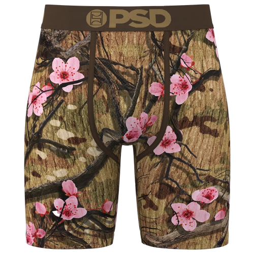 Psd Mens  Wild Bloom Brief In Brown