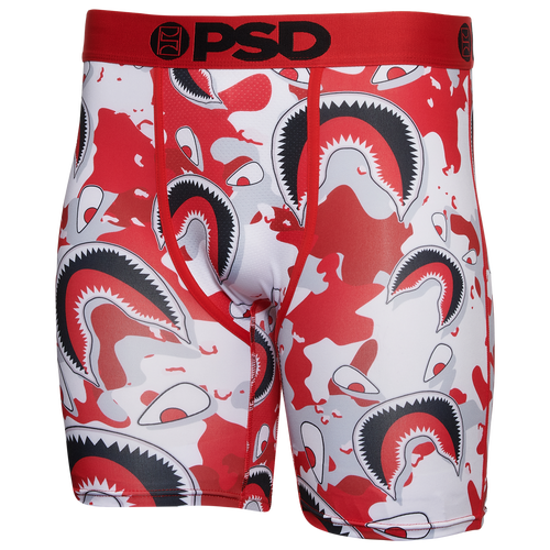 MENS - PSD WF Cardinal Shark Underwear - White/Red