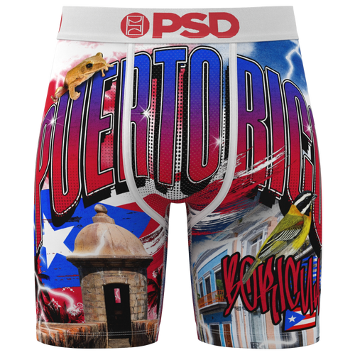 Psd Mens  Soy Boricua Underwear In Multi