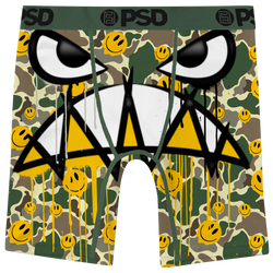 Boys' Grade School - PSD WF Smile Ops Underwear - Yellow/Green