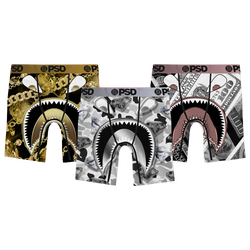 Boys' Grade School - PSD WF Metal Underwear 3 Pack - Gold/Silver