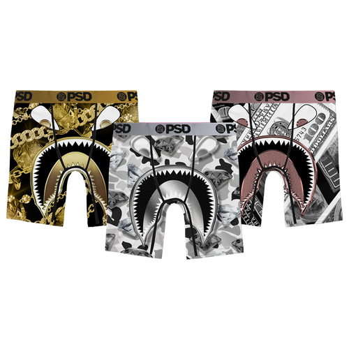  - PSD WF Metal Underwear 3 Pack - Gold/Silver