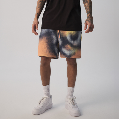 Shop Lckr Mens  Stock Fleece Shorts In Multi