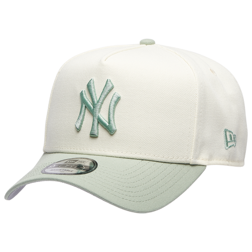 New Era Women's York Yankees 940 A-Frame Cap - Adult Size NS - Chrome/Green