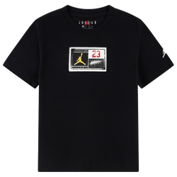 Garçons, maternelle - Jordan T-shirt avec étiquette Stencil - Black