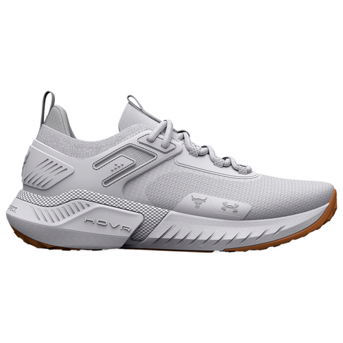 

Under Armour Mens Under Armour Project Rock 5 - Mens Training Shoes White/Gum Size 13.0