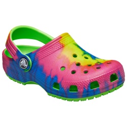 Boys' Toddler - Crocs Classic Tie-Dye Graphic Clog - Green/Multi