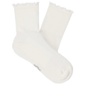 UGG Karsyn Lettuce Edge Sock - Ugg White