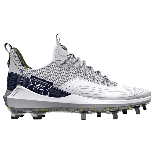 

Under Armour Mens Under Armour Harper 7 Low ST - Mens Baseball Shoes Midnight Navy/White/Midnight Navy Size 12.5