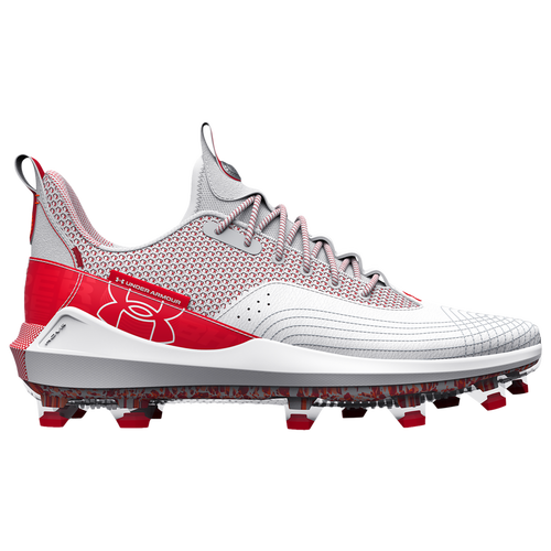 

Under Armour Mens Under Armour Harper 7 Low Elite Turf - Mens Baseball Shoes Red/Red/White Size 10.0