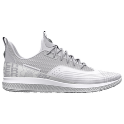 Men's - Under Armour Harper 7 Low Elite Turf - White/White/Mod Grey