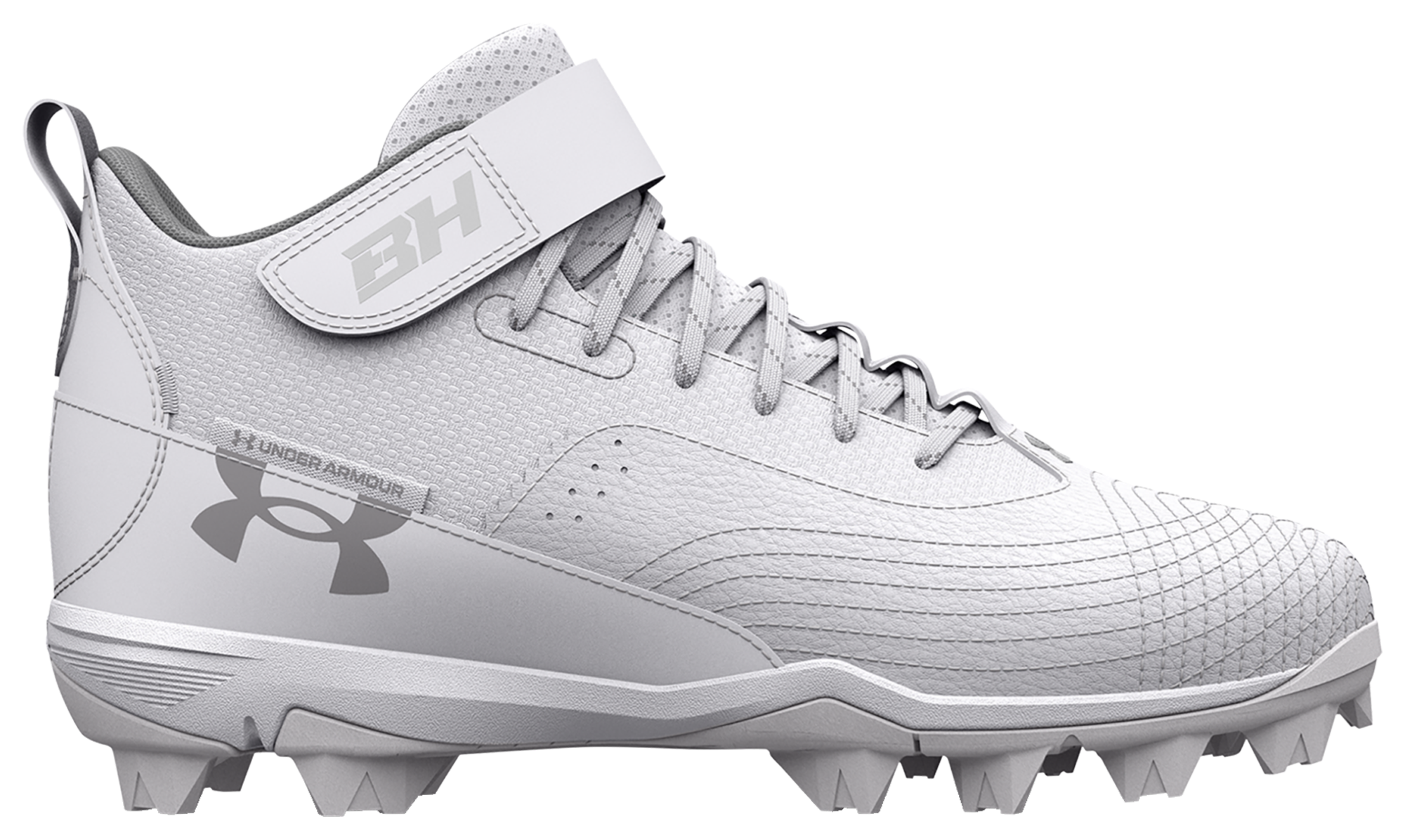 Under Armour Men's Harper 7 Mid RM Baseball Cleats - Black, 10.5