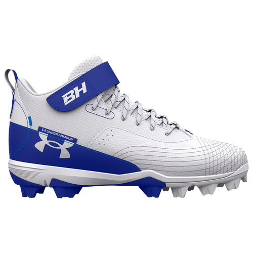 

Under Armour Mens Under Armour Harper 7 Mid RM - Mens Baseball Shoes White/Royal/Royal Size 11.0