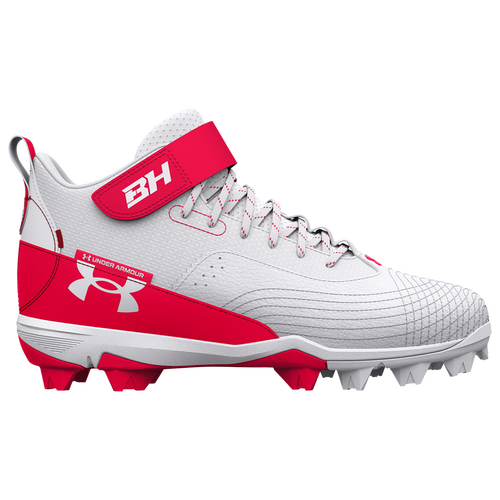 

Under Armour Mens Under Armour Harper 7 Mid RM - Mens Baseball Shoes Red/White/Red Size 11.0