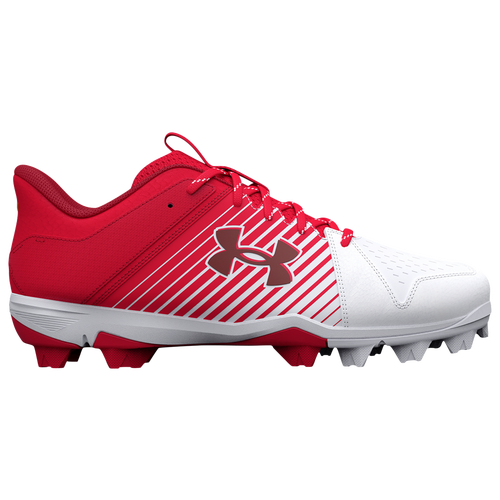 

Under Armour Mens Under Armour Leadoff Low RM - Mens Baseball Shoes Red/White/Stadium Red Size 10.0