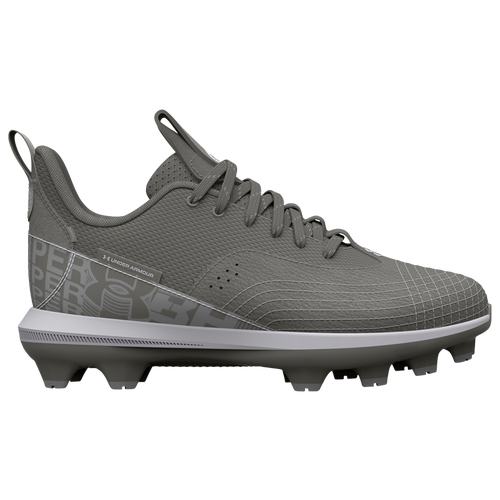 

Under Armour Boys Under Armour Harper 7 Low TPU - Boys' Grade School Baseball Shoes Baseball Gray/Baseball Gray/White Size 6.0