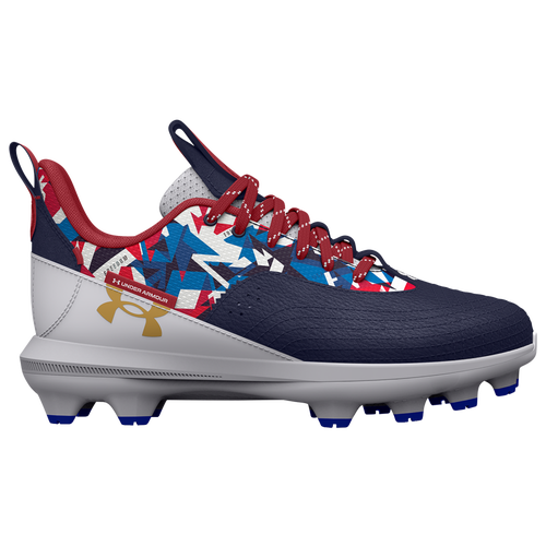 

Under Armour Boys Under Armour Harper 7 Low TPU - Boys' Grade School Baseball Shoes Midnight Navy/Midnight Navy/White Size 6.0