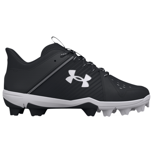 

Under Armour Boys Under Armour Leadoff Low RM - Boys' Grade School Baseball Shoes White/Black/Black Size 4.5