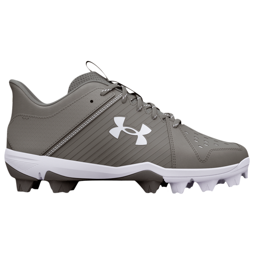 Under Armour Kids' Boys  Leadoff Low Rm In Baseball Gray/baseball Gray/white