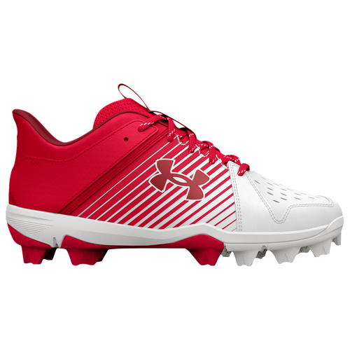 

Under Armour Boys Under Armour Leadoff Low RM - Boys' Grade School Baseball Shoes Red/White/White Size 06.0