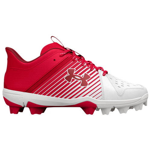 Under Armour Kids' Boys  Leadoff Low Rm In Red/white/white