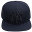 Pro Standard MLB Logo Snapback Hat - Men's Black/Blue
