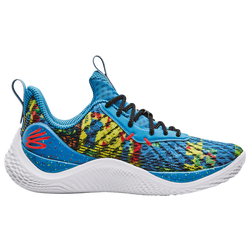 Men's - Under Armour Curry 10 - Capri/Yellow Ray/White