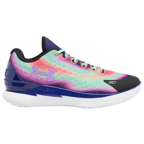 Under Armour Mens  Curry 1 Low Flotro Northern Lights In Black/white/lunar Purple