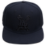 Pro Standard MLB Logo Snapback Hat - Men's Black/Black