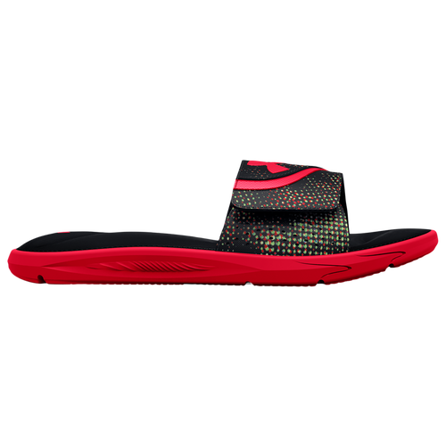 

Boys Under Armour Under Armour Ignite VI Graphic Strap - Boys' Grade School Shoe Black/Black/Radio Red Size 05.0