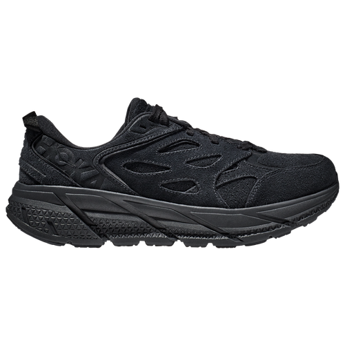 

HOKA Mens HOKA Clifton L Suede - Mens Shoes Black/Black/Black Size 09.0