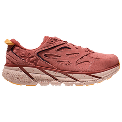 Women's - HOKA Clifton L Suede - Hot Sauce