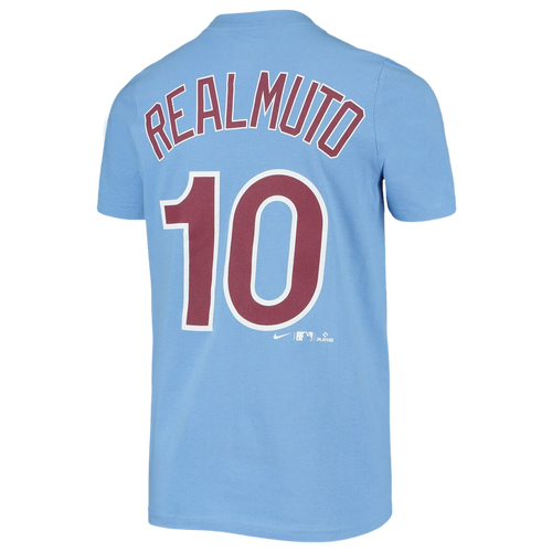 

Boys Nike Nike Phillies Player Name & Number T-Shirt - Boys' Grade School Light Blue Size XL