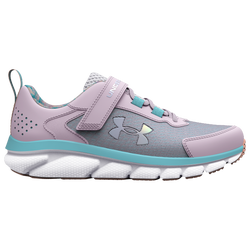 Girls' Preschool - Under Armour Assert 9 - Grey/Purple