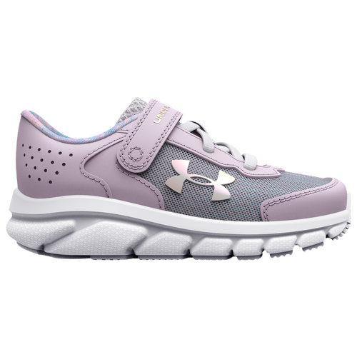 

Girls Under Armour Under Armour Assert 9 - Girls' Toddler Shoe Grey/Purple Size 07.0