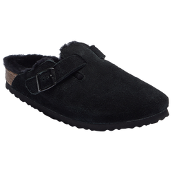 Women's - Birkenstock Boston Shearling - Black/Black