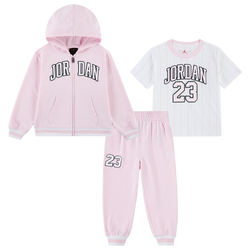 Girls' Toddler - Jordan Jersey Full-zip FT Set - Pink