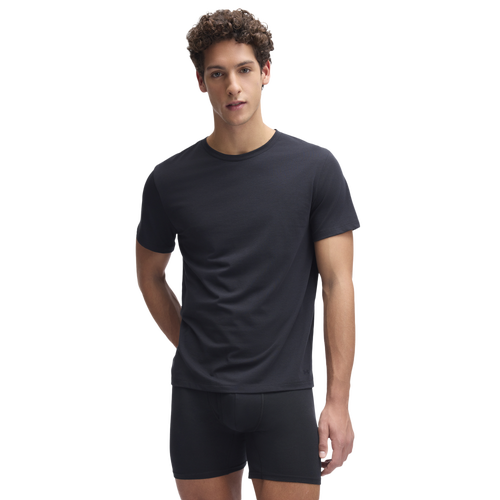 MENS - Under Armour Performance Cotton Crew Neck 2PK - Black