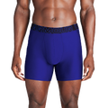 Under Armour Performance Tech Boxer Brief- Solid 6 IN 3PK - Under Armour Royal/Steel Midnight Navy