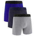 Under Armour Performance Cotton Brief- Solid 6IN 3PK - Under Armour Midnight Navy/Steel Royal