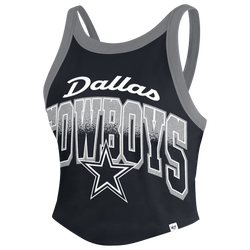 Women's - 47 Brand Cowboys Shimmer Shadow Sporty Tank Top - Navy