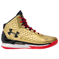 Men's - Under Armour Curry 1 Mid - Gold/Black