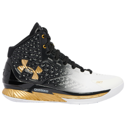 Men's - Under Armour Curry 1 Retro - Black/Gold