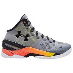 Men's - Under Armour Curry 2 Retro - Steel/Yellow/Jiaune
