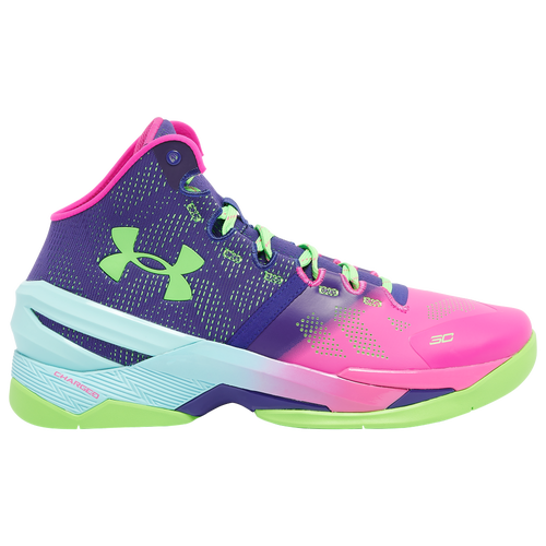 

Under Armour Mens Under Armour Curry 2 Retro Northern Lights - Mens Basketball Shoes Poison/Pink/Purple Panic Size 08.5